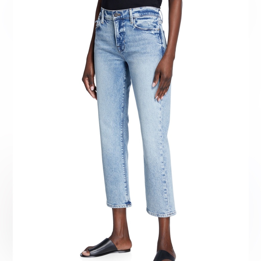 FRAME Le High Straight Jeans in Lombard 24